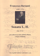 Sonata I., II. (op. 1/1-2) pro zobcovou nebo příčnou flétnu a basso continuo